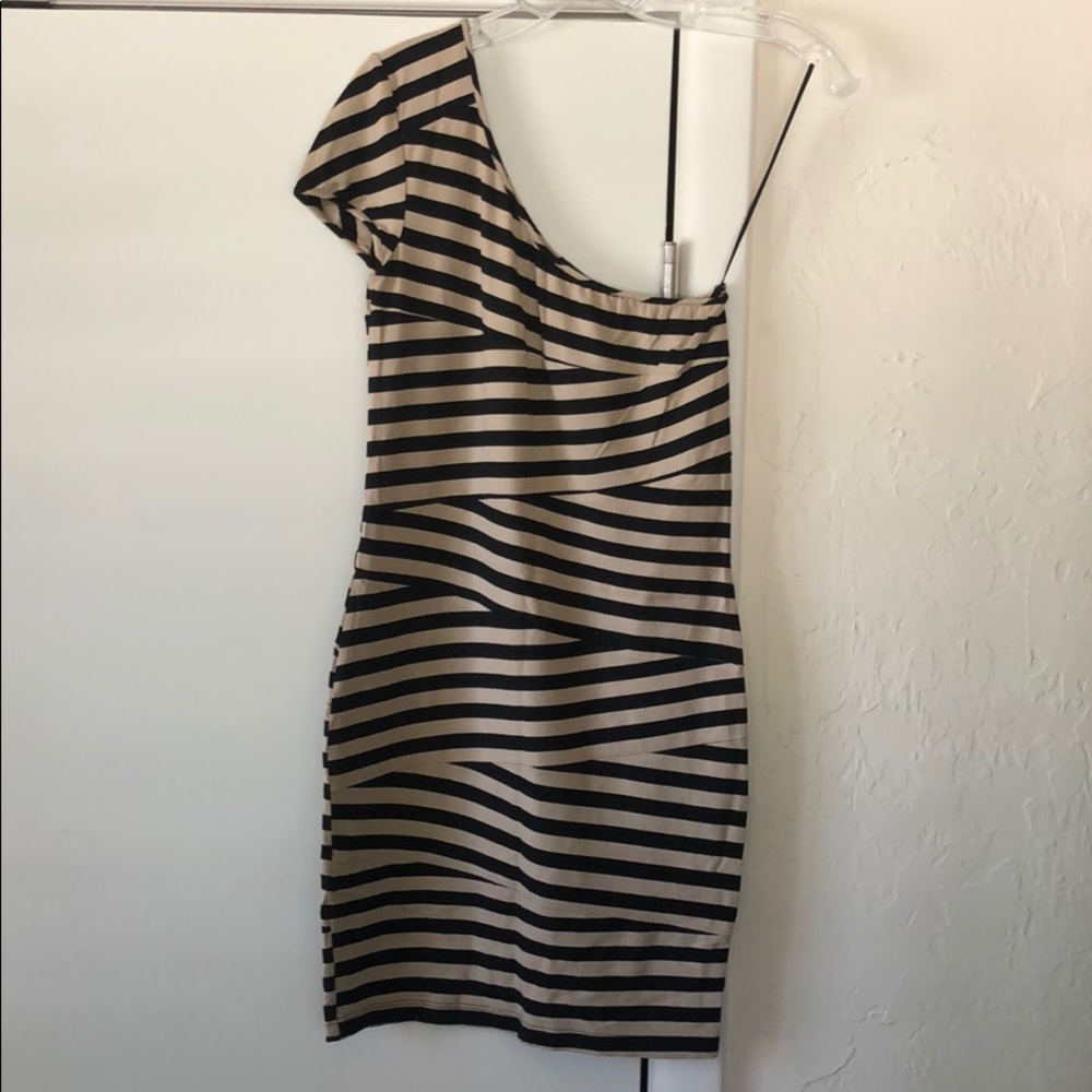 Torn by Roomy Kobo Fitted Dress, One Shoulder